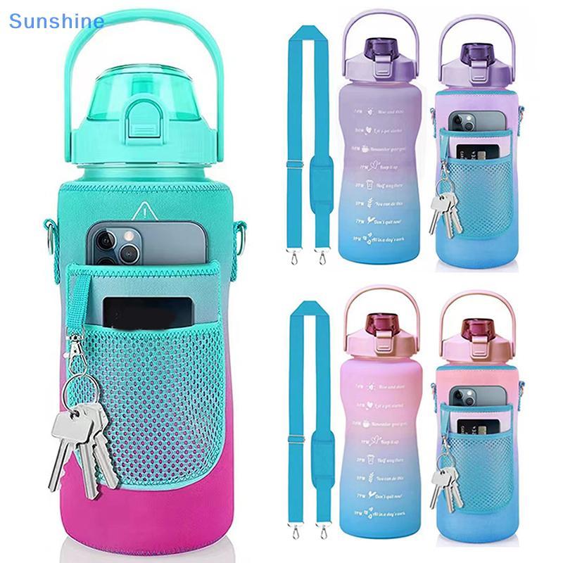 Túi đựng bình nước cầm tay Sun có túi đựng điện thoại cho cốc Stanley 64oz có tay cầm Túi đựng bình 