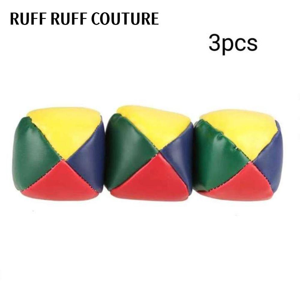 RUFF RUFF COUTURE 3 Quả bóng Juggling Circus Nhỏ Học cách Juggle Đồ chơi trẻ em