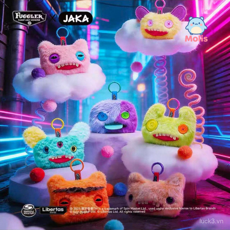 Bán Chạy Chính Hãng fuggler Dễ Thương Răng Quái Vật Tiền Xu Thanh Chirp Monster mini Túi Bảo Quản Ph