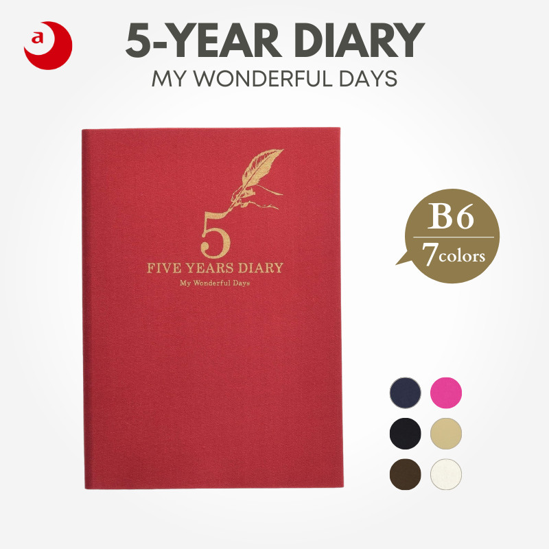 ARTEMIS 5-Year Continuous Diary B6 Size