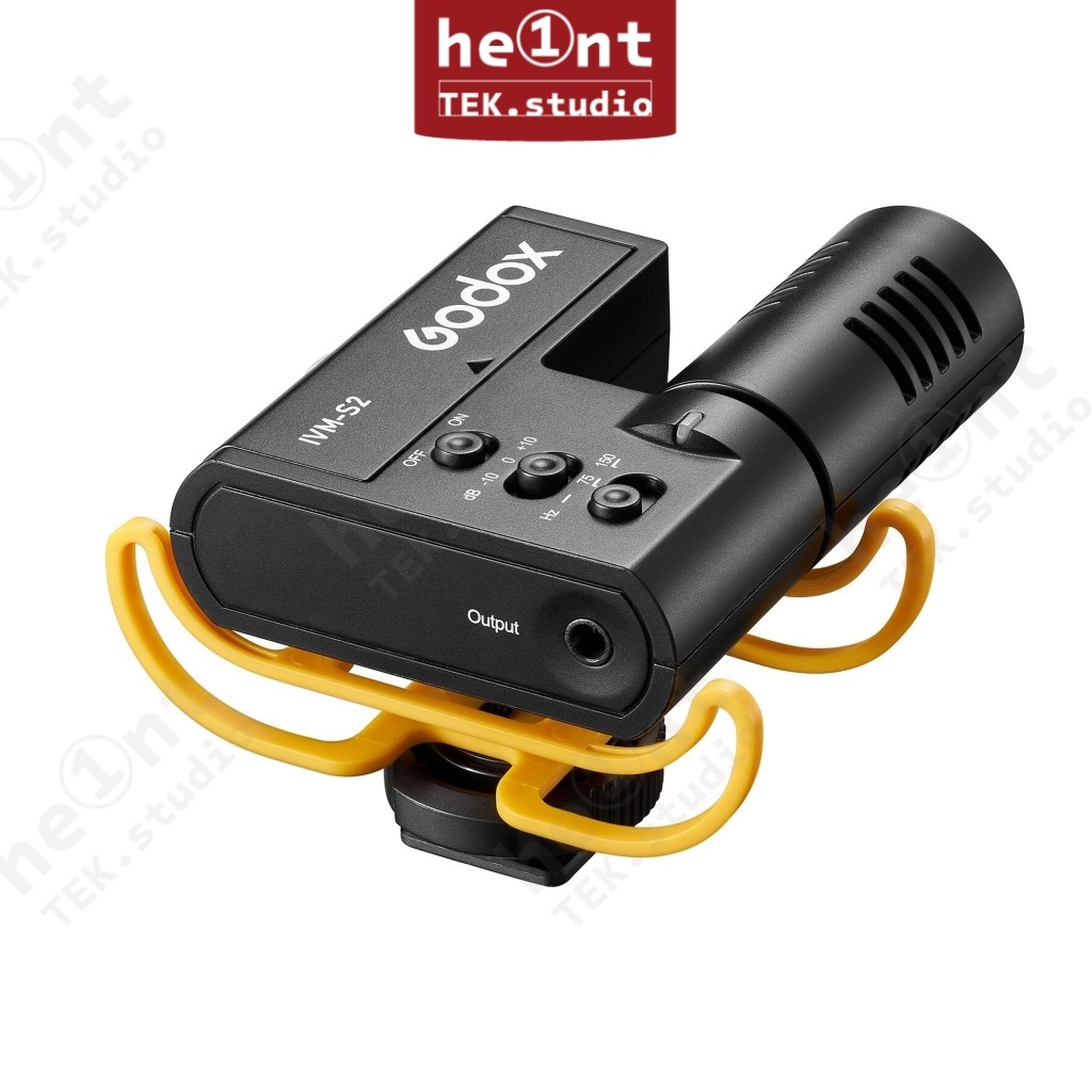 Micro shotgun định hướng GODOX IVM-S2 ngàm hotshoe (quay ASMR, vlog, phòng vấn, thu âm trầm)