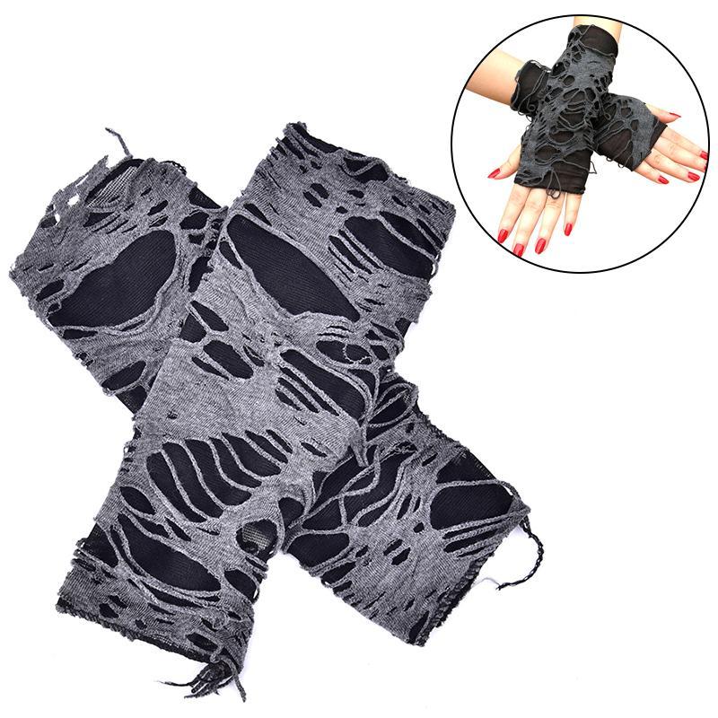 Găng Tay Lỗ Gothpunk Phong Cách Beggar, Perfect Cho Cosplay và Halloween