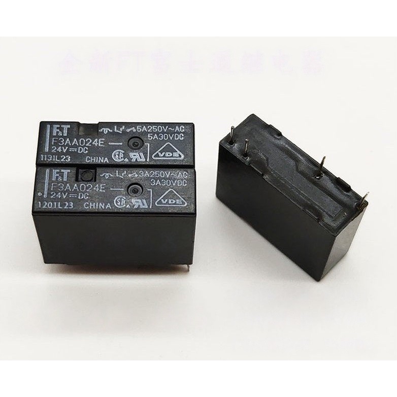 ((1 cái) Phụ tùng điện tử Hàng có sẵn F3AA005E 5V F3AA012E 12V F3AA024E 24V FT Rơle 4 chân