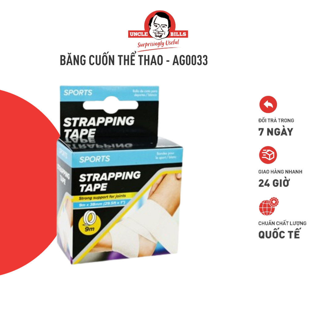 Băng cuốn thể thao UNCLE BILLS 9m x 38 mm - AG0033