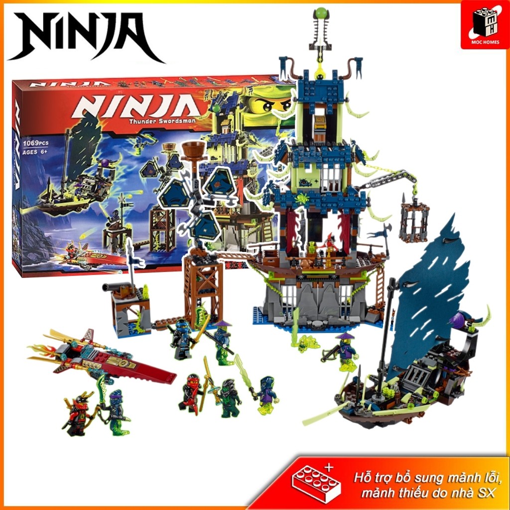( Hot ) Mô hình ngẫu nhiên Mô hình Ninjago Thành phố City Of Stiix 10401