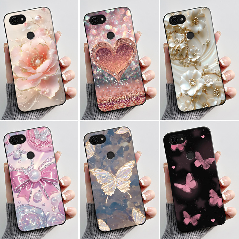 In Họa Tiết Ốp Lưng Cho Google Pixel 3A / Pixel 3AXL Silicon Mềm Màu Đen Cho Google Pixel 3A XL Pixe