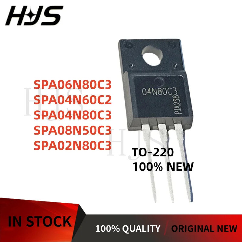 5 Chiếc SPA06N80C3 SPA04N60C2 SPA04N80C3 SPA08N50C3 SPA02N80C3 06N80C3 04N60C2 04N80C3 08N50C3 02N80