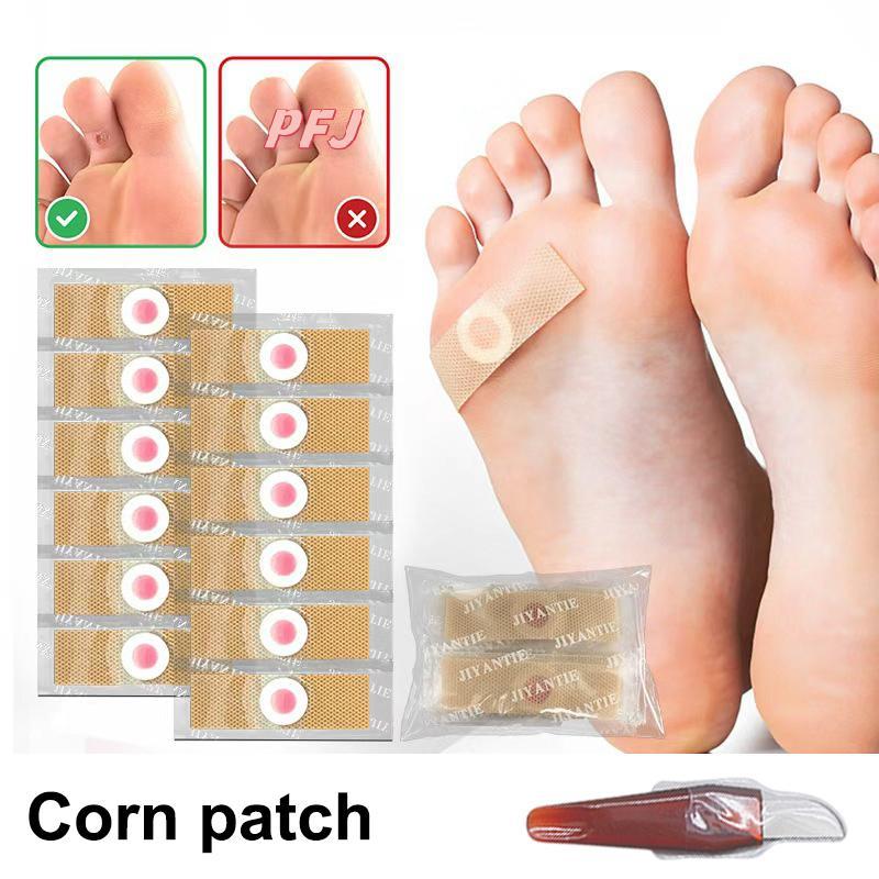 PFJ 6 / 12 / 18 / 24 Cái Chân Corn-Callus Loại Bỏ Clavus Paster Corn Pads Có Dao Dính Không Dệt Đệm 
