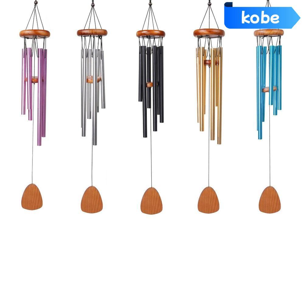 Chuông gió bằng nhôm KOBE, 6 thanh 26 / 32 / 37 Inch Ống kim loại Windchime, Nhôm Zen Khí quyển Chuô