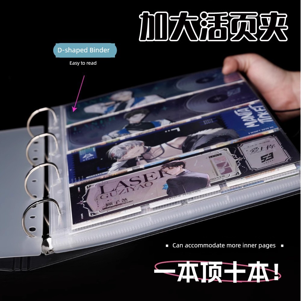 Lá Rời Nạp Thẻ a4 Trang Bên Trong HD Nguyên Chất Trong Suốt Đa Kích Thước Trang Thẻ Laser Vé Dày Alb