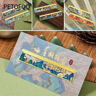 PETOFQQ Petofqq Kim Loại Rỗng Đánh Dấu Trang, Dụng Cụ Vẽ Kim Loại Thước Đánh Dấu Trang, Lời Chúc Tốt Công Cụ Đo Tranh Sơn Dầu Yếu Tố Trang Sách Phân Trang