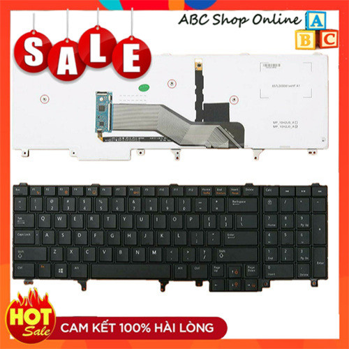 Bàn phím Laptop Dell Latitude E6520 E6530 E6540 E5520 E5530