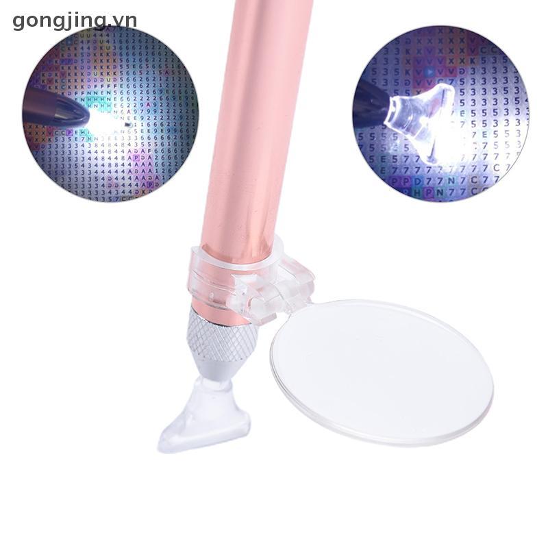Gongjing Pen Lighting Point Drill Pen with Magnifying Glass Craft Tool VN