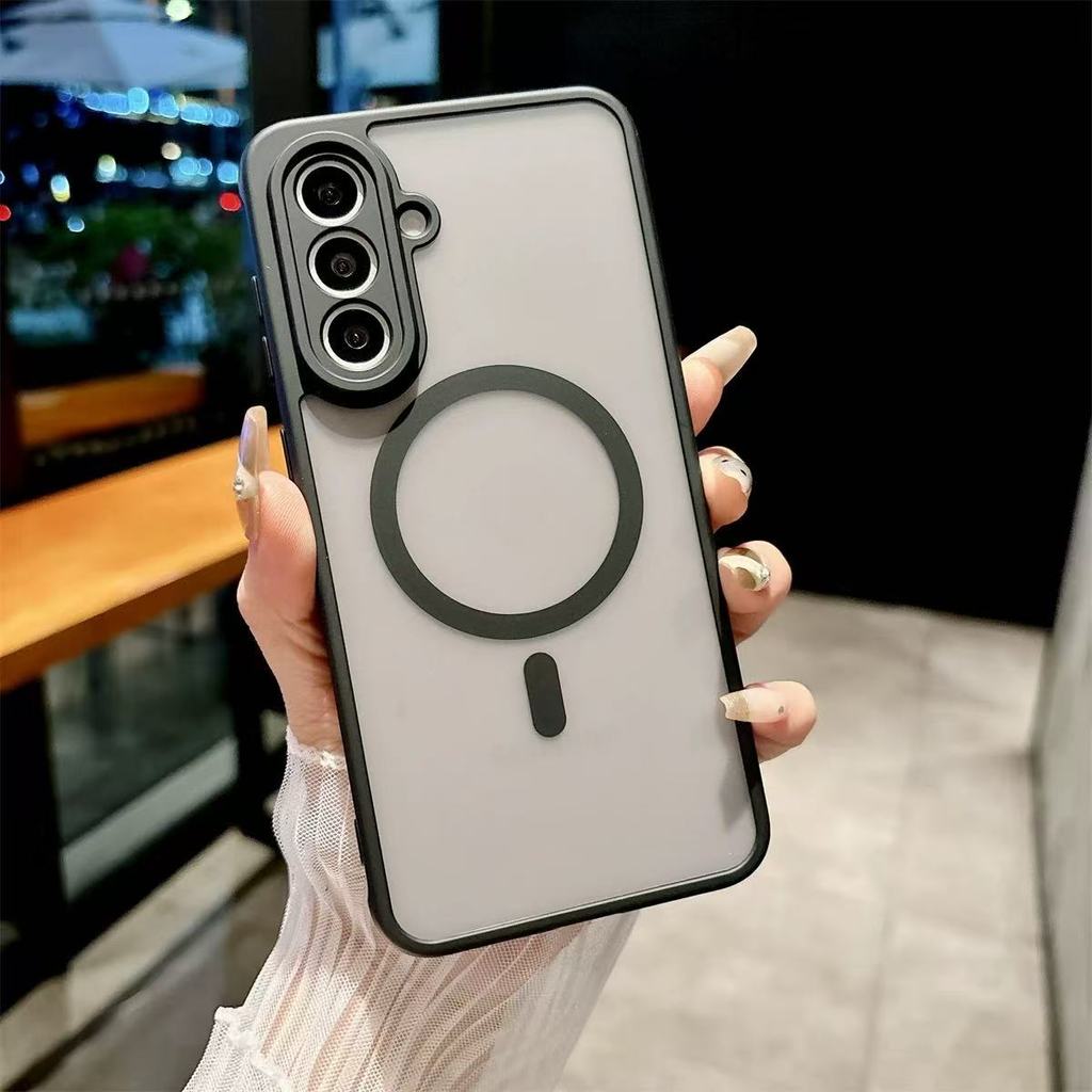 Dành Cho Samsung Galaxy A34 A35 Nhiều Màu Sắc Mờ Cứng Với Miếng Dán Sạc Không Dây Cho Samsung A57 A2