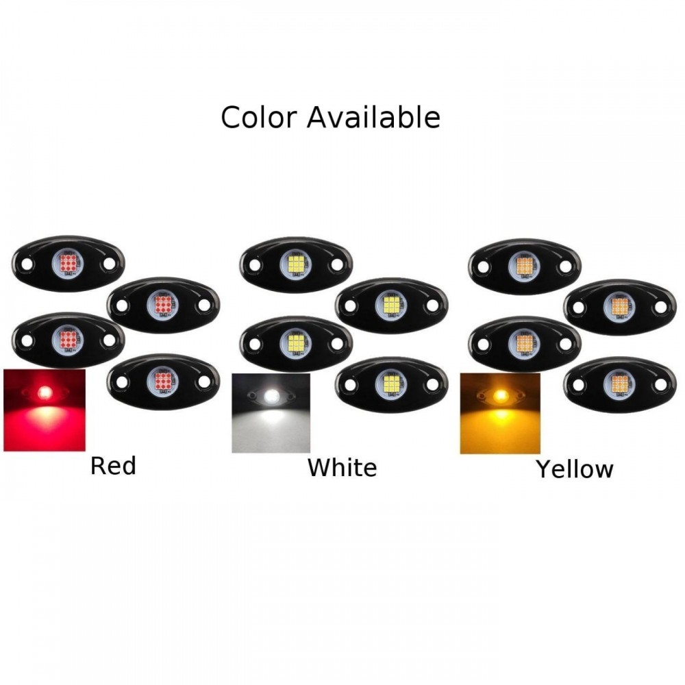 Đa Năng Trang Bị Đèn LED Rock 9W Cho Xe Jeep Offroad Truck ATV UTV 4X4 Thuyền Ô Tô