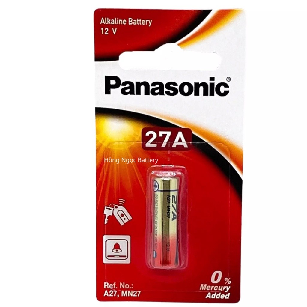 Pin Pin12V 27A Panasonic 27A/ Pin A27/ 27A/ A27BP/ G27A/ GP27A/ L828 Dùng Cho Remote ô tô, cửa cuốn,