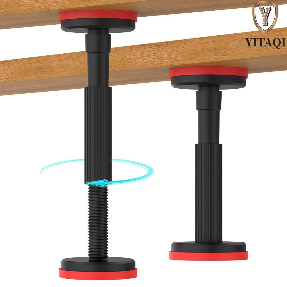 YITAQI 2 Cái / bộ Cần Hỗ Trợ Bằng Kính Thiên Văn, Giá Đỡ Nâng Tủ Một / Đôi Lỗ Chống Trơn Trượt, 18-4