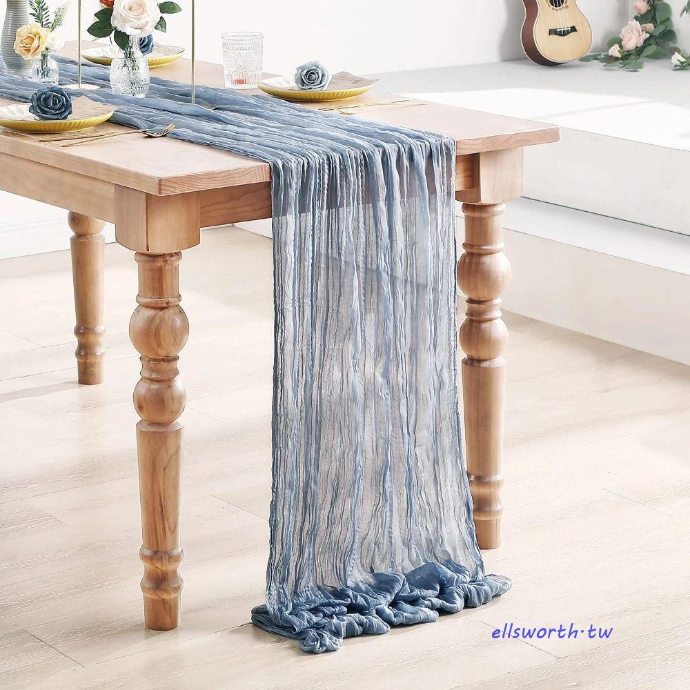 Khăn trải bàn ELLSWORTH, Khăn trải bàn gạc Boho 90x180 / 300cm