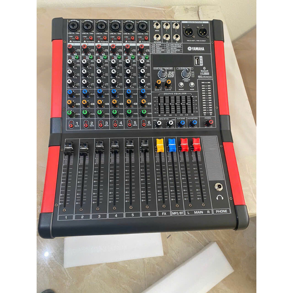 Mixer Yamaha MR6 bàn trộn âm thanh - Hàng Nhập khẩu loại 1, chuyên dùng sự kiện - Bảo Ngân audio