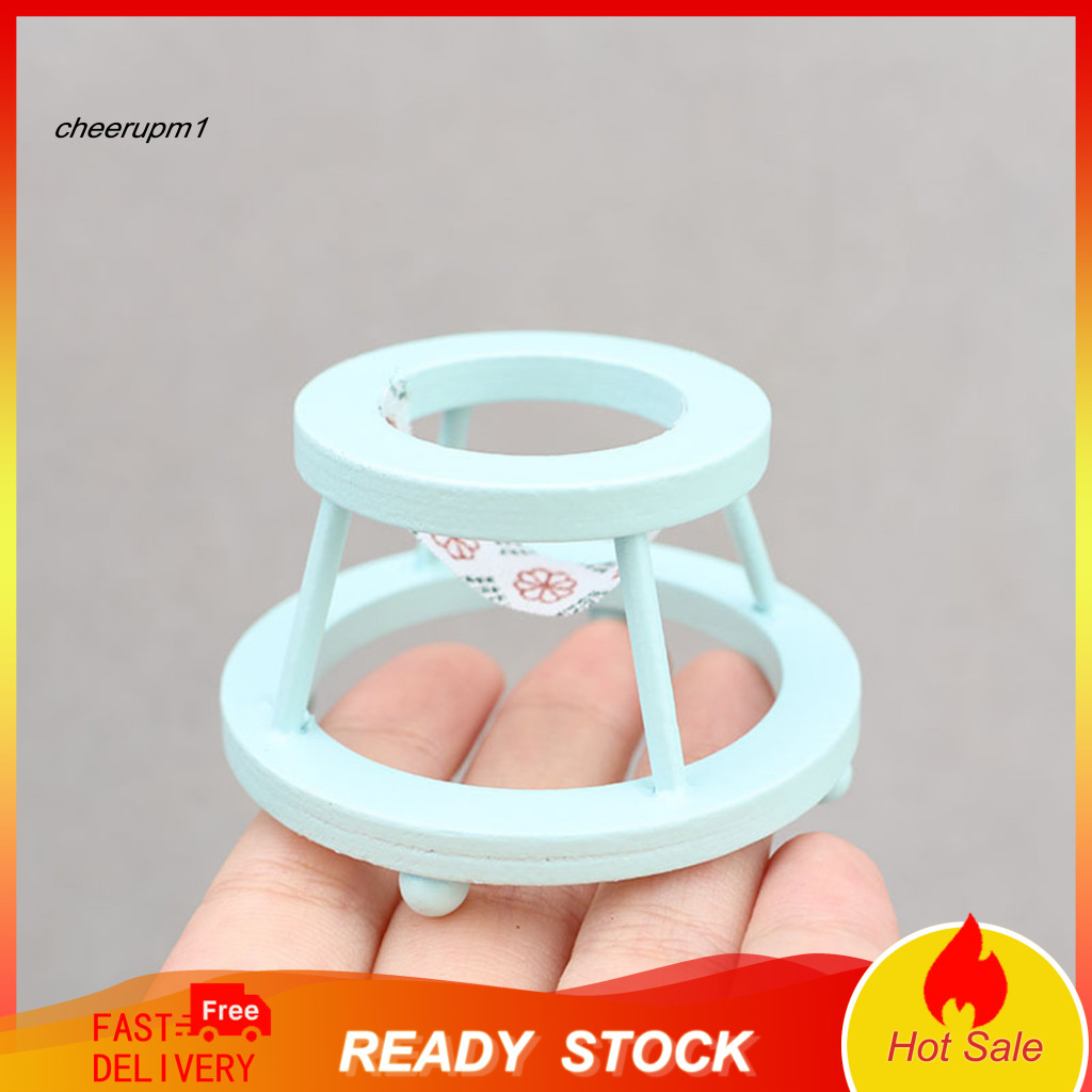 CHEER Mini Walker Model cho búp bê Đạo cụ chụp ảnh mini cho búp bê Mini Walker 1 12 tỷ lệ Nhà búp bê