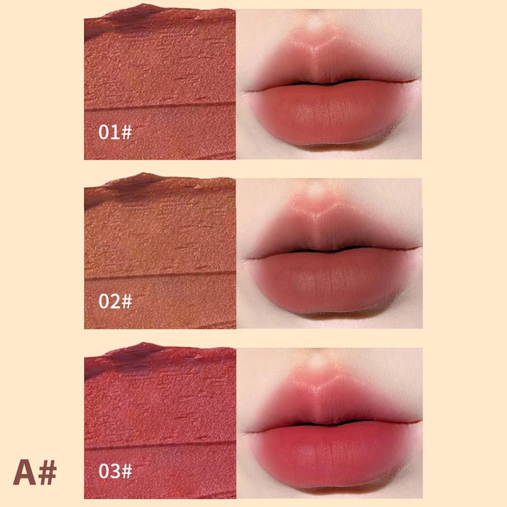 Herorange Velvet Lip Mud Matte Non Stick To Cups Smooth Glazing Lip Set E7t6