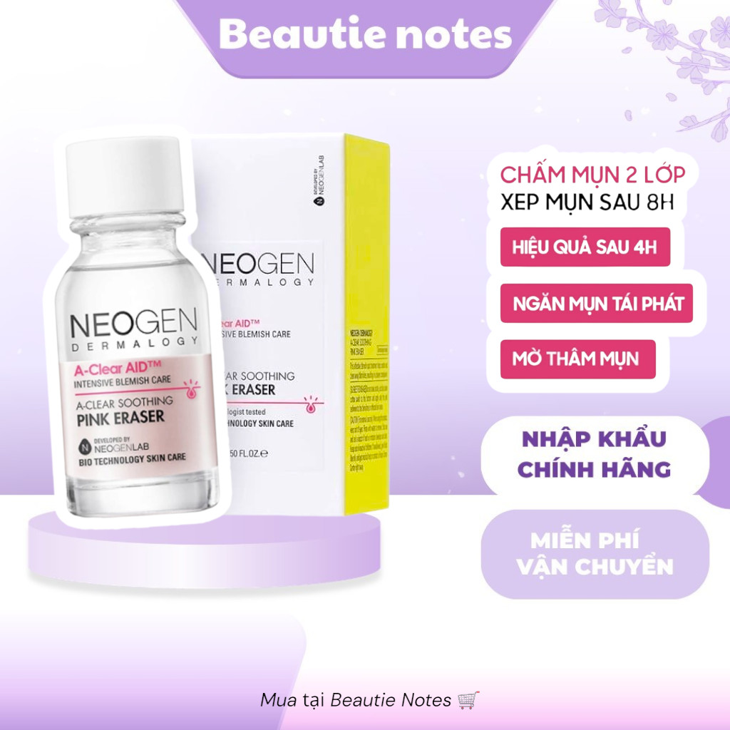 (HỎA TỐC/Tặng tăm bông) Chấm mụn Neogen xẹp mụn