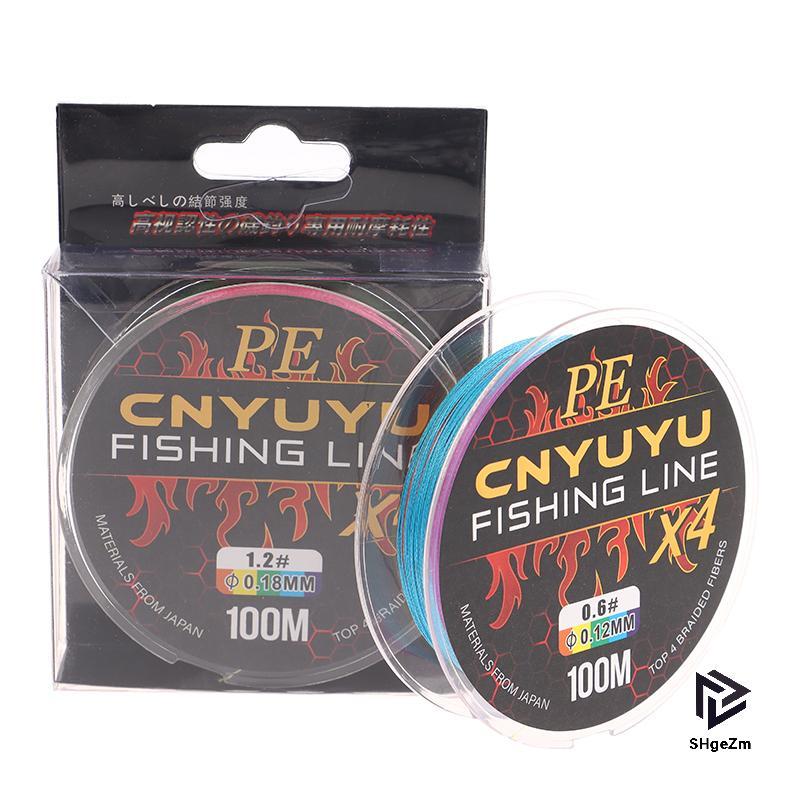 Dây Câu Bện PE 0.6-6.0mm, Phù Hợp Câu Cá Fly và Nước Mặn