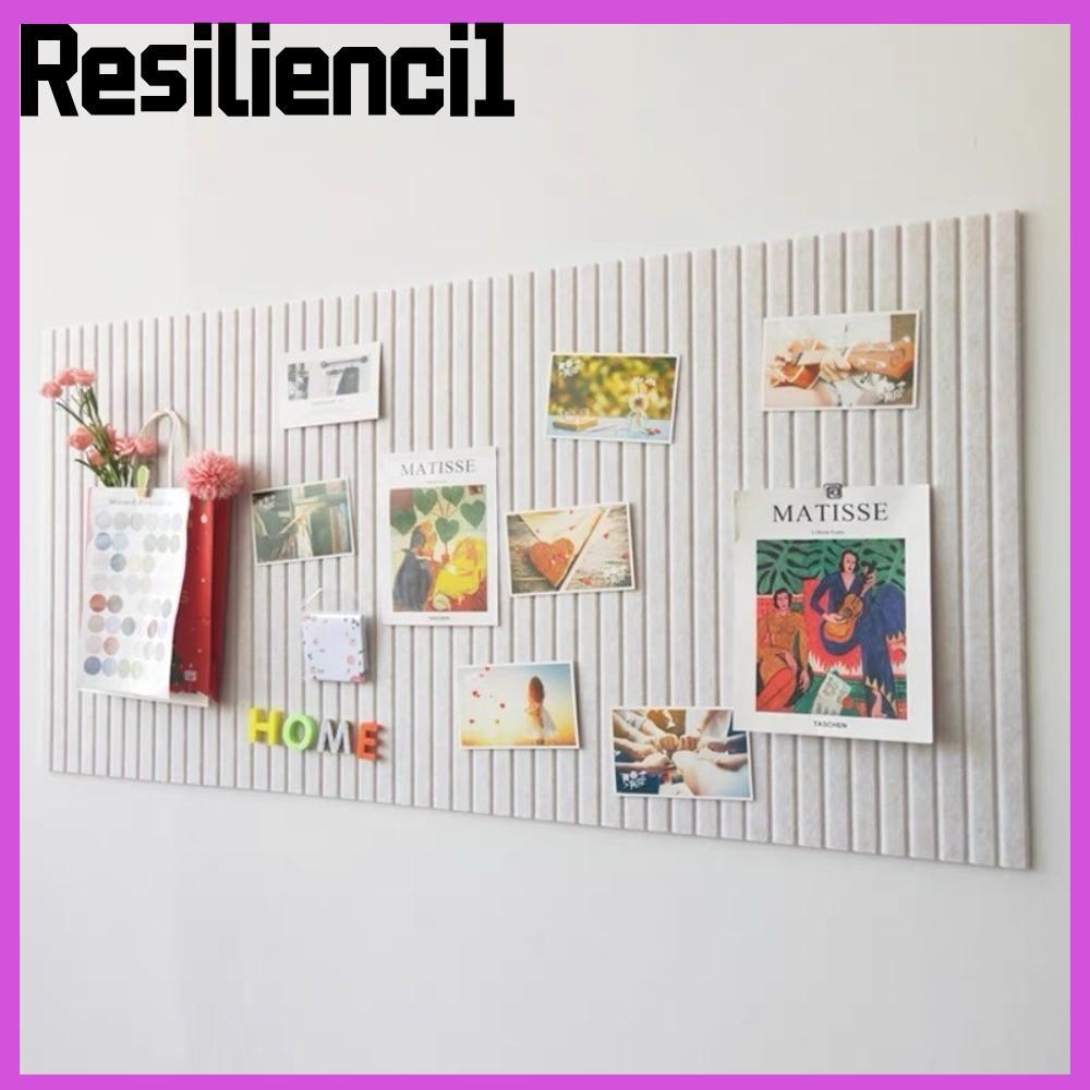 Bảng trưng bày ảnh RESILIENCI1, Nhãn dán tường nỉ tự dính không khoan, Nhẹ 40x60cm DIY Felt Bulletin
