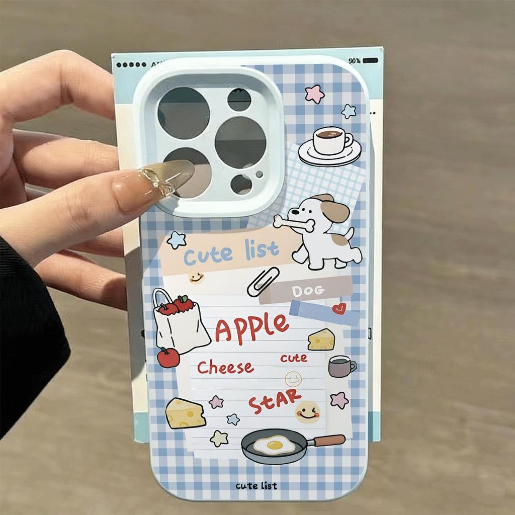 Bluegrain cà phê phô mai cho 16 trường hợp điện thoại iPhone 17Air gạo nếp trường hợp 14 13 11Pro