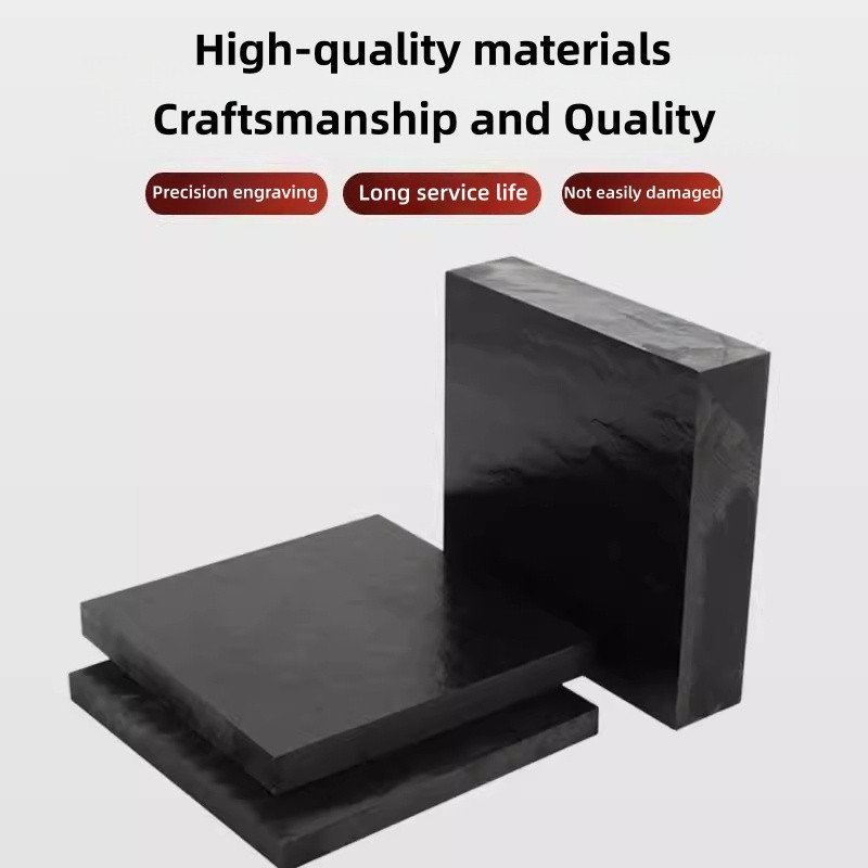 PA6 GF30 Bảng nylon đen, Tấm nylon chống mài mòn gia cố bằng sợi