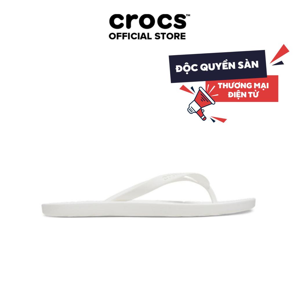 [SẢN PHẨM ĐỘC QUYỀN SÀN TMĐT] Dép Xỏ Ngón Unisex Crocs Essentials - White - 210089-100