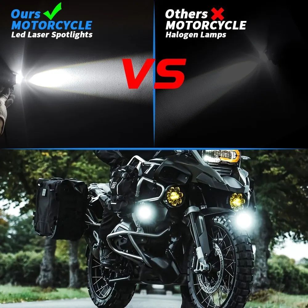 Đèn LED Pha 30W Dual Led Light MDL Mini Driving Light Mdl Light Cho Xe Máy