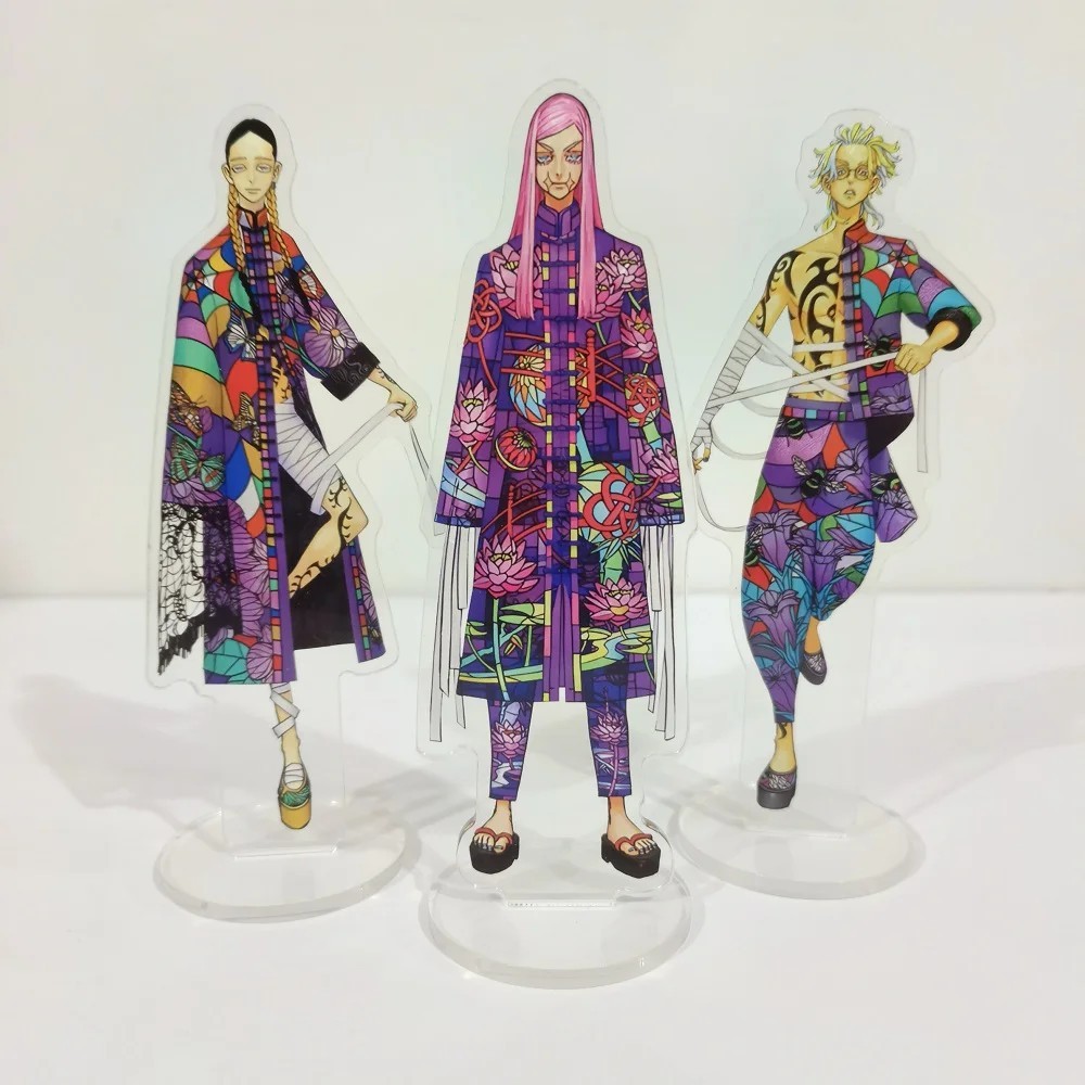 Mô hình Standee Anime Tokyo Revengers Acrylic Mica Doujin Nhân Vật Ran Rindou Haitani Sanzu Haruchiy