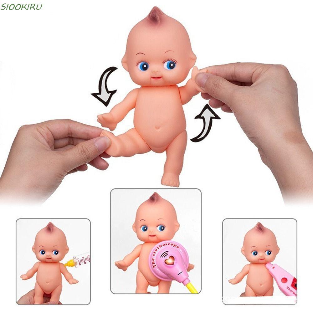 Đồ chơi búp bê trẻ em SIOOKIRU, Búp bê chơi phong cảnh cánh tay có thể di chuyển được Đồ chơi giả Sơ