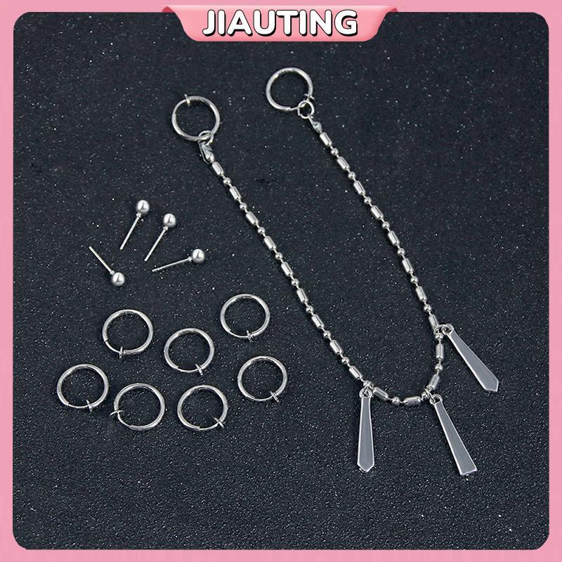 Jiauting - Bộ Cosplay Anime Horimiya Miyamura Izumi, Gồm Bông Tai, Móng Tay và Trang Sức