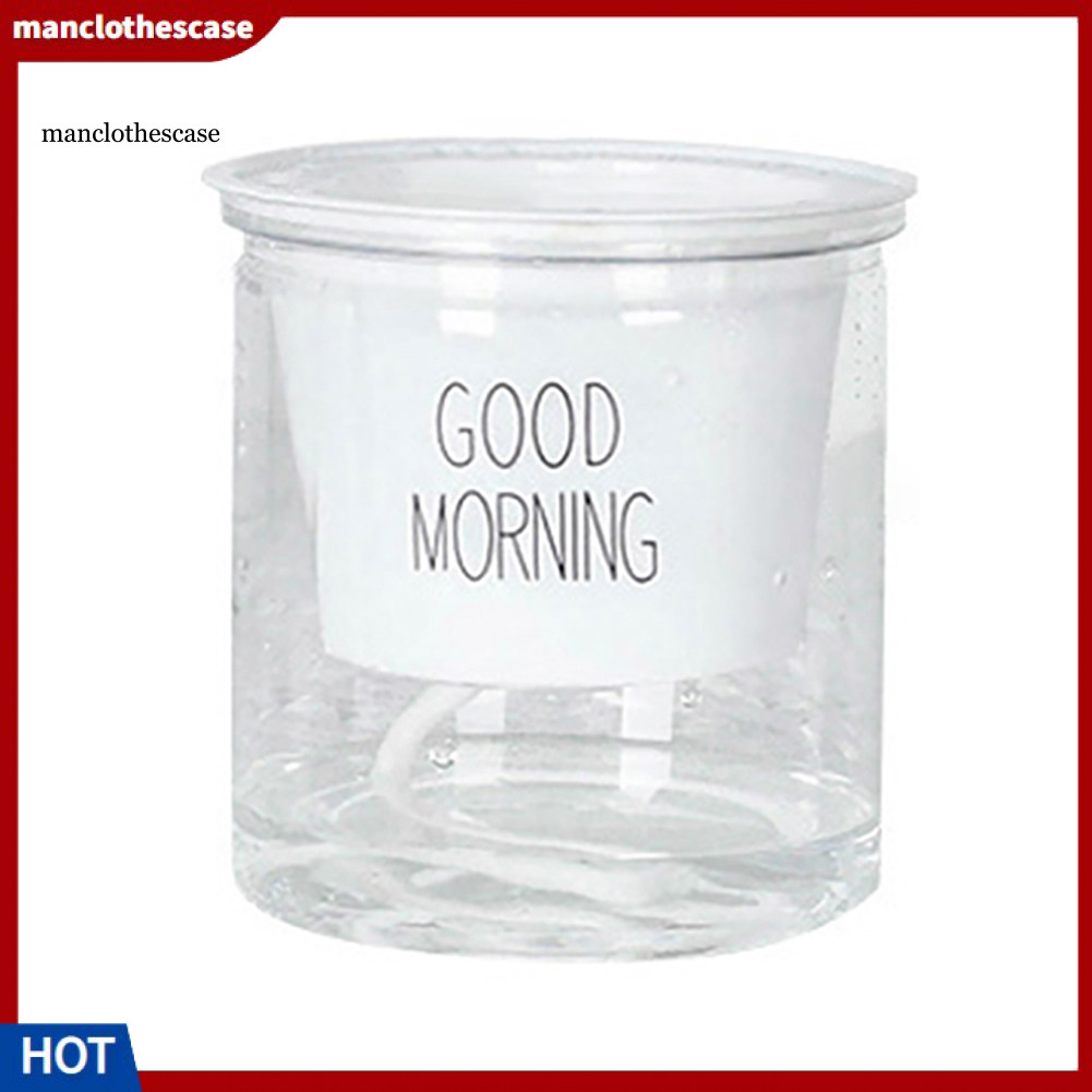 Manclothescase 2 Bộ Hai Tầng Thủy Canh Epipremnum Aureum Tự tưới Chậu Hoa Trang Trí Nhà