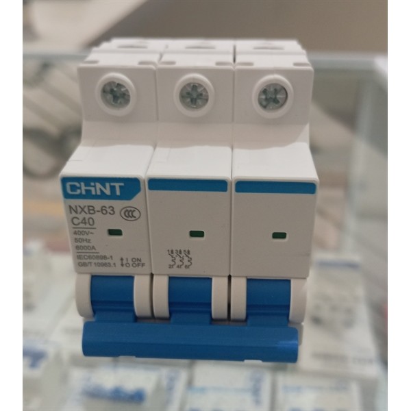 ⚡ Aptomat MCB 3 Pha CHINT NXB3-40 – 40A