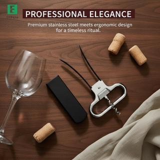 [EHB-t] Máy bơm mở chai cầm tay Tiết kiệm nhân công Corkscrew có máy cắt lá - Dụng cụ nhà bếp thiết yếu để tận hưởng mịn màng mới
