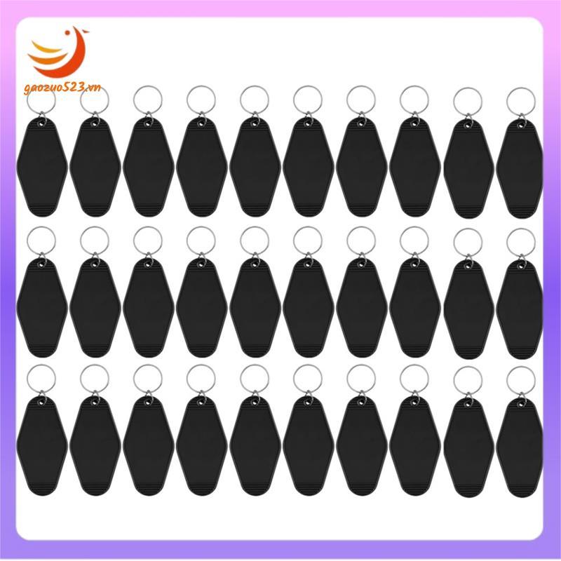 [gaozuo523.vn] 30Pack Motel Móc khóa Khoảng trống Vintage Motel Móc khóa Thăng hoa Trống Móc khóa ch
