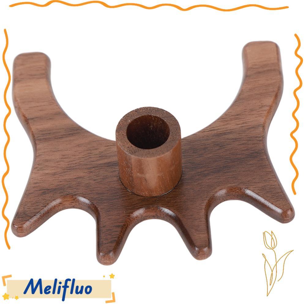 MELIFLUO Pool Cue Bridge Head, High Fork Low Fork Bida Cue Stick Phụ kiện, Phụ kiện bi-a Gỗ đánh bón