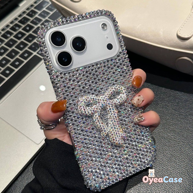 Ốp Nơ 3D Kim Cương Giả Sang Trọng Cho Realme GT8 GT7 GT6 GT 6T Master Note 50 GT5 GT2 Pro GT Neo 7X 