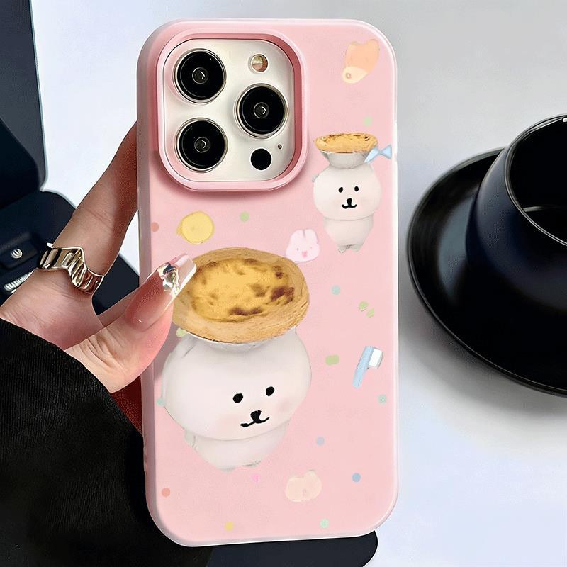 Túi ền Gấu NhỏĐối với iPhone 17promax trường hợp sáng tạo 15Plus Fun 14