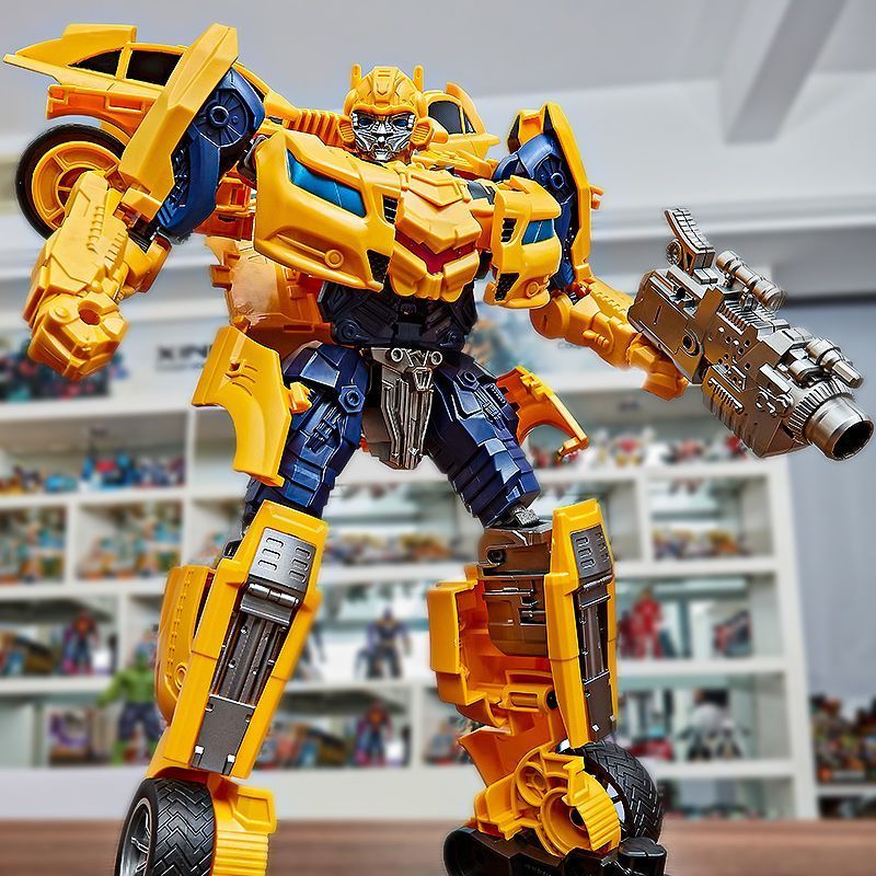 Biến Đổi Đồ Chơi King Kong Super Bumblebee Optimus Xe Cột Robot Hình Mẫu 7 Bé Trai Trẻ Em Chính Hãng