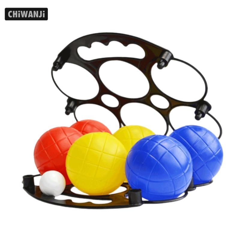 6x Petanque Balls Set Boules Games Di động Nhẹ có giỏ đựng