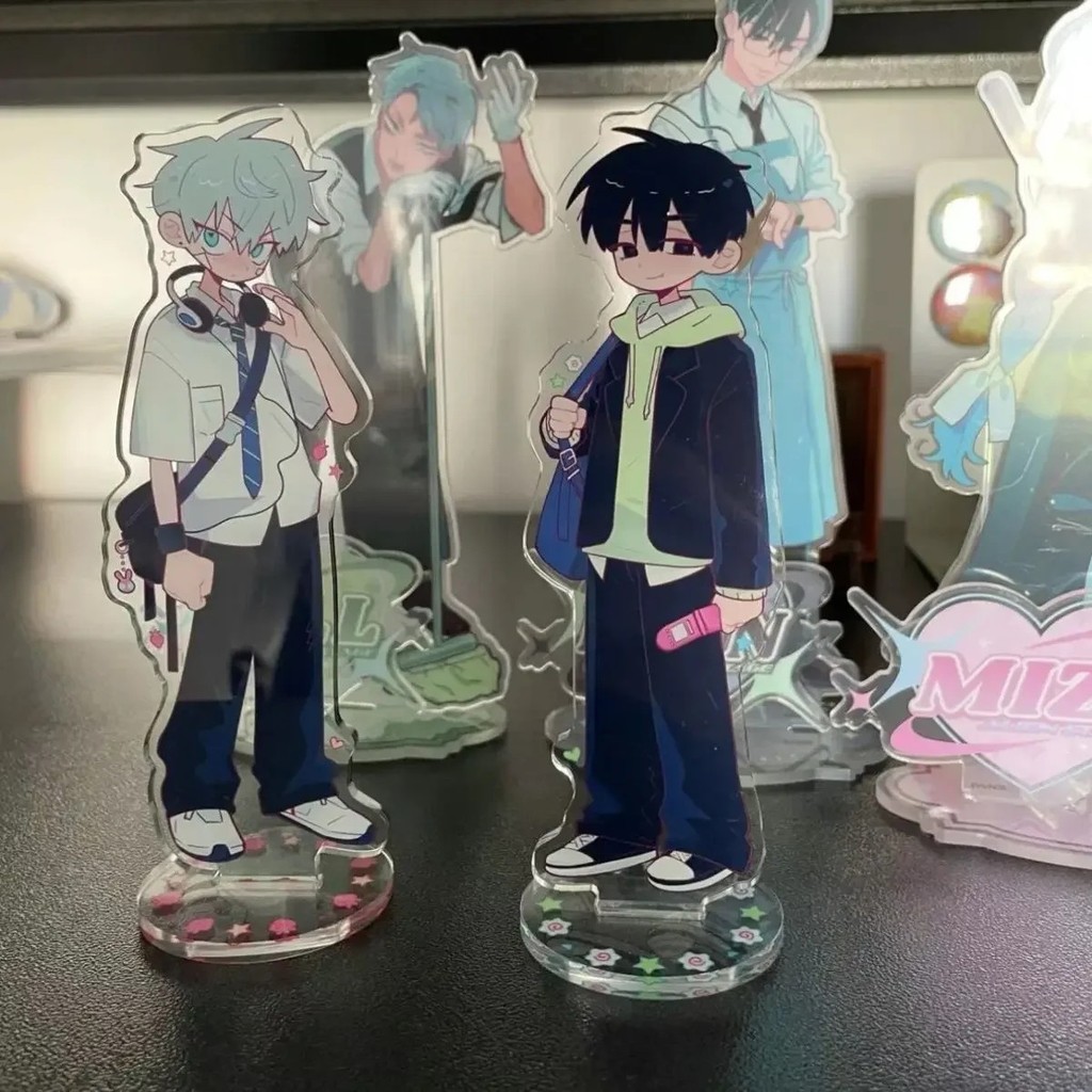 Standee Alien Stage ALNST mô hình anime nhân vật Ivan Till Mizi chibi trang trí bàn học mica acrylic
