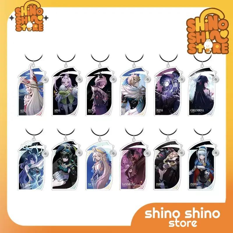order [off Genshin Impact] móc acrylic chủ đề Bài ca bầu trời Flins Durin Columbina Lauma Alice Vark