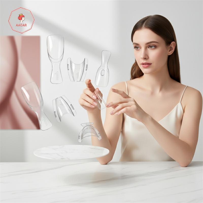 AACAR Sandwich Dual Nail Forms 240 chiếc 15size Extensions-Dual Forms Coffin Oval Almond Nail Forms 