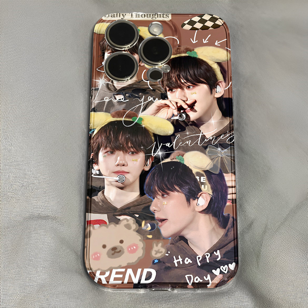 Ốp điện thoại mềm trọn gói phong cách Baekhyun bán chạy Thích hợp cho iPhone16Pro max 15 14 13 12 11