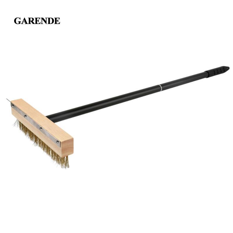 Bàn chải lò nướng bánh Pizza dài Garende Bàn chải nướng tại nhà Sử dụng thương mại Tiết kiệm nhân công Đồng