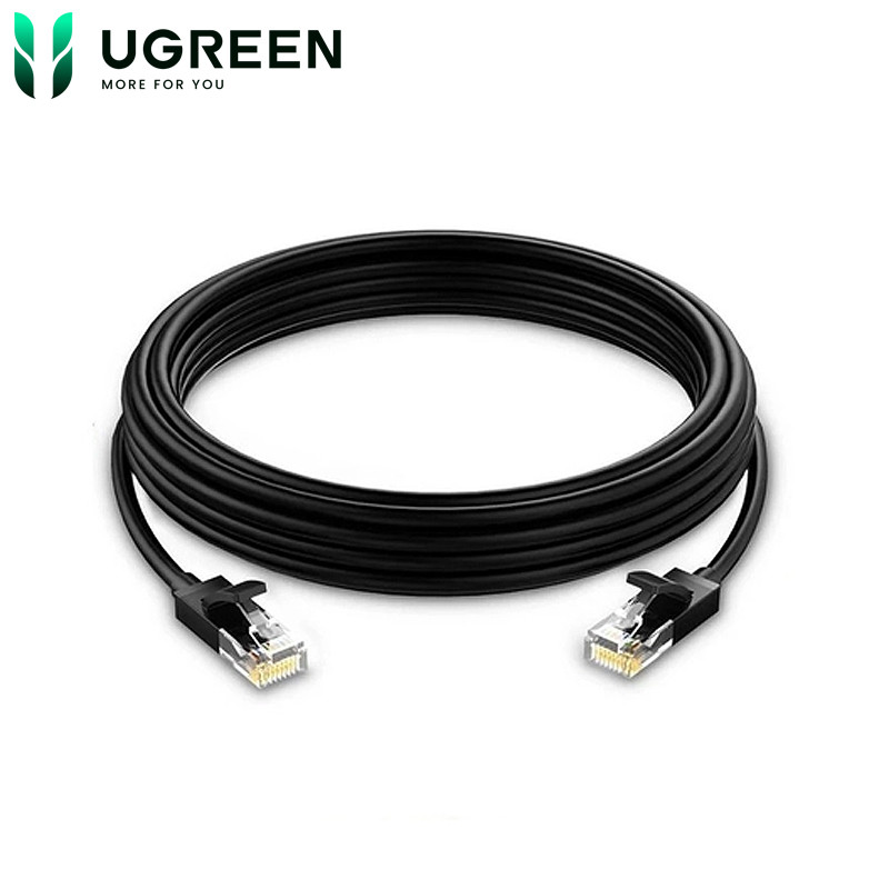 Dây Mạng Đúc Sẵn Hai Đầu Cat6 Ugreen NW102 RJ45 Tốc Độ 1000Mbps Gigabit Cho PC, Laptop, TV, Router